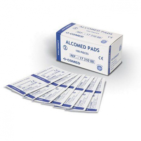 Tampons alcoolisés Alcomed Pads