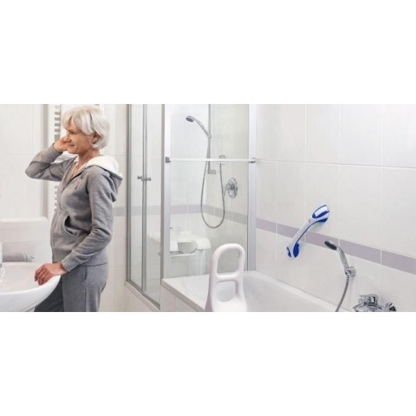 Barre d'appui à ventouses design Stiléo H172