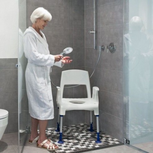 Chaise percée de douche modulaire Pico Commode