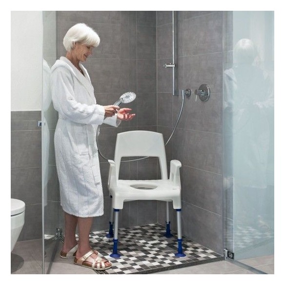 Chaise percée de douche modulaire Pico Commode