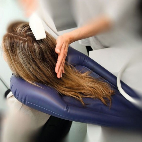 Bac à shampoing gonflable