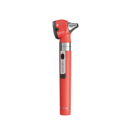 Otoscope Smartled 5500® Led et fibre optique couleur corail - Spengler