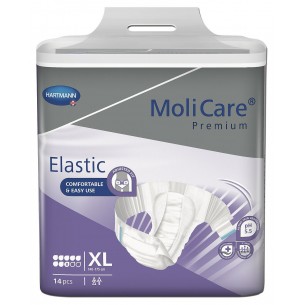 Molicare Premium Elastic Extra Large 8 Gouttes - Hartmann : Change complet pour incontinence sévère, urinaire et/ou fécale.
