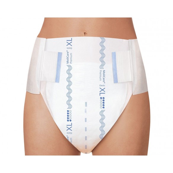 Molicare Premium Elastic Extra Large 6 Gouttes - Hartmann : Change complet pour incontinence urinaire et/ou fécale modérée.