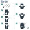 Change complet pour incontinence sévère, urinaire et/ou fécale Hartmann - Molicare Premium Elastic Large 8 Gouttes