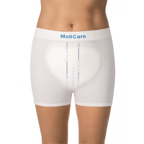 Molicare Premium Form Super Plus 8 Gouttes - Hartmann : Grandes protections anatomiques pour les fuites urinaire importantes.