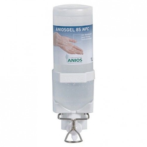 Distributeur mural à commande au coude