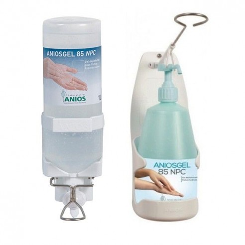 Distributeur mural à commande au coude