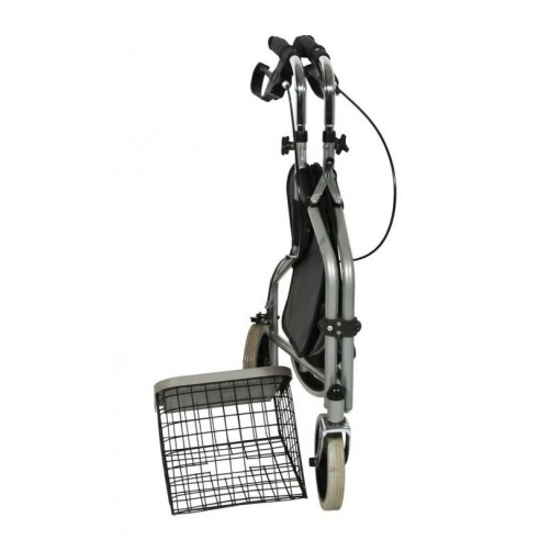 Rollator Madrid 3 roues plié | Adam Orthopédie & Matériel Médical