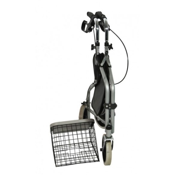 Rollator Madrid 3 roues plié | Adam Orthopédie & Matériel Médical