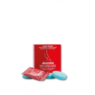 Galets de bains effervescents revitalisants Akileïne | Adam Orthopédie & Matériel Médical