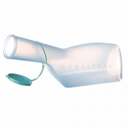 Urinal homme gradué avec bouchon - 1 Litre