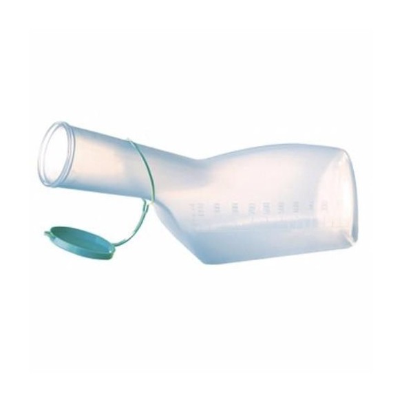 Urinal homme gradué avec bouchon | Adam Orthopédie & Matériel Médical