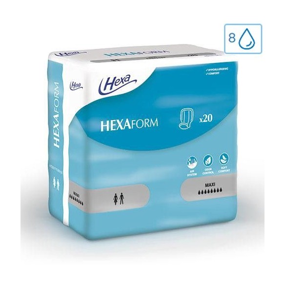 Protection anatomique HEXAForm Maxi 8 gouttes - Hexa