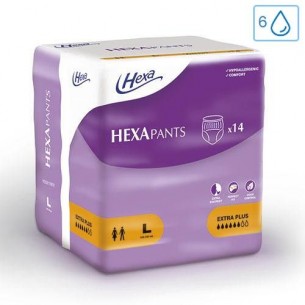 Couche-culotte HEXAPants Extra Plus 6 gouttes Taille L - HEXA | ADAM Orthopédie & Matériel Médical