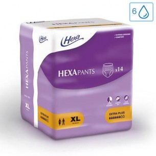 Couche-culotte HEXAPants Extra Plus 6 gouttes Taille XL - HEXA | ADAM Orthopédie & Matériel Médical