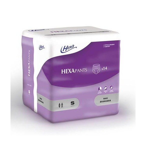 Couche-culotte HEXAPants Maxi 8 gouttes Taille S - HEXA | ADAM Orthopédie & Matériel Médical