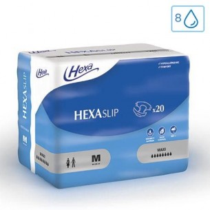 Change complet HEXASlip Maxi 8 gouttes taille M - Hexa | ADAM Orthopédie & Matériel Médical