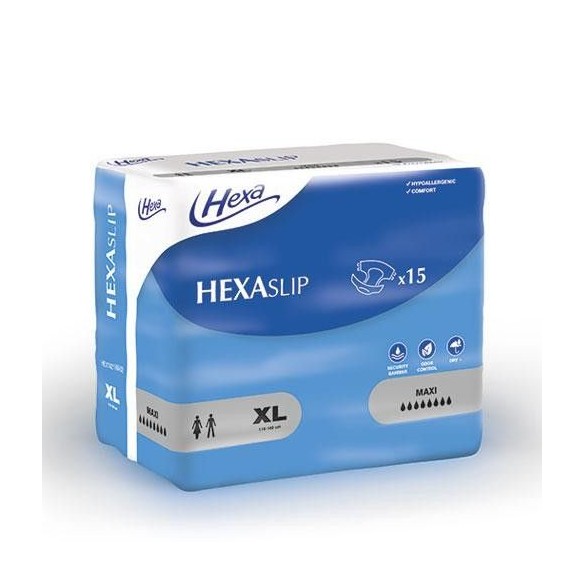 Change complet HEXASlip Maxi 8 gouttes taille XL - Hexa | ADAM Orthopédie & Matériel Médical