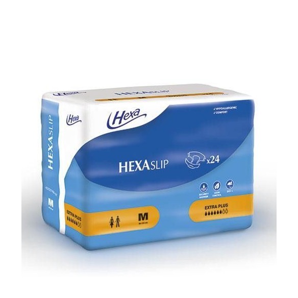 Change complet HEXASlip Extra Plus 6 gouttes taille M - Hexa
 | ADAM Orthopédie & Matériel Médical
