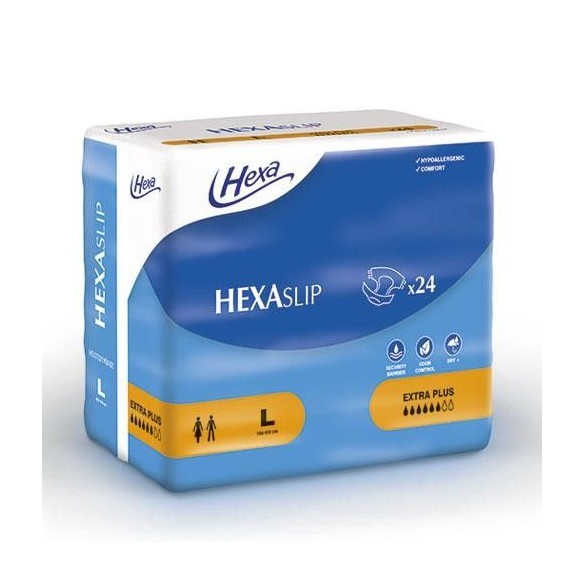 Change complet HEXASlip Extra Plus 6 gouttes taille L - Hexa | ADAM Orthopédie & Matériel Médical