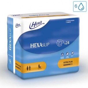 Change complet HEXASlip Extra Plus 6 gouttes taille L - Hexa | ADAM Orthopédie & Matériel Médical