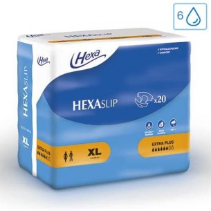 Change complet HEXASlip Extra Plus 6 gouttes taille XL - Hexa | ADAM Orthopédie & Matériel Médical