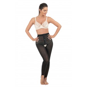 Lipo-panty®Chevilles coupé taille avec trous recouverts
