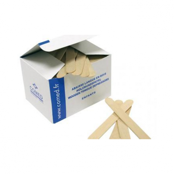Abaisse langue jetable en bois