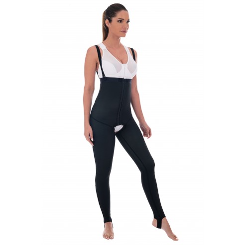 Lipo-panty® Elégance Coolmax® Chevilles Haut avec trous recouverts