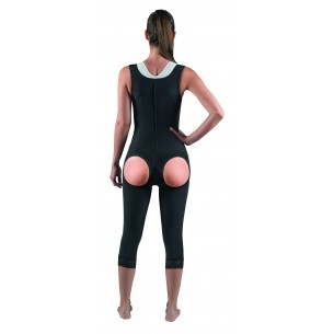 Lipo-Panty Élégance Coolmax haut, coupé mollets avec trous EC/035-HOL - Médical Z 2