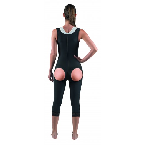 Lipo-Panty Élégance Coolmax haut, coupé mollets avec trous EC/035-HOL - Médical Z