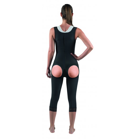 Lipo-Panty Élégance Coolmax haut, coupé mollets avec trous EC/035-HOL - Médical Z