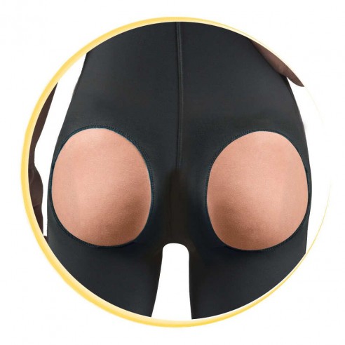Panty-Lift Élégance haut, coupé chevilles, fond fermé, coutures extérieurs avec trous EC/018 - Médical Z