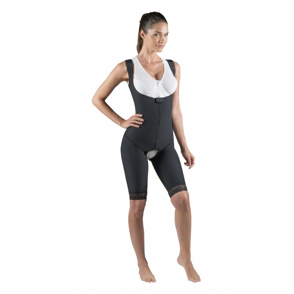 Short lipo-panty® Elégance Coolmax® Haut Dos coupé genoux