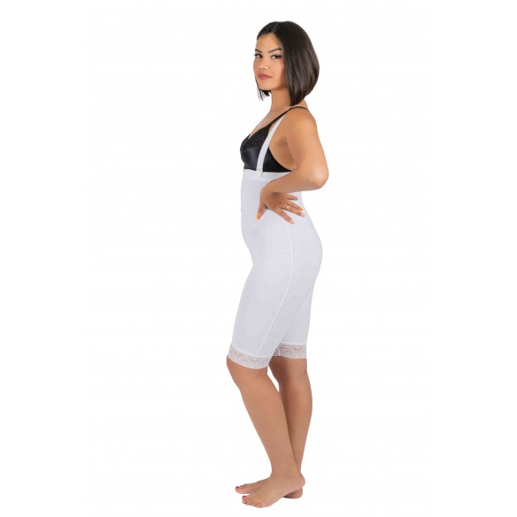 Short Lipo-Panty Élégance Coolmax haut, coupé genoux EC/003 - Médical Z