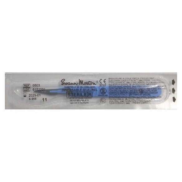 Bistouris stériles standard à usage unique N°11 - Swann-Morton
