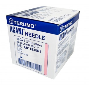 Aiguille Hypodermique stérile à usage unique Rose 18 G 38 mm - Terumo | ADAM Orthopédie & Matériel Médical 2