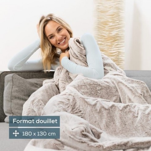 Couverture chauffante HD 75 Cosy Nordic Taupe Beurer