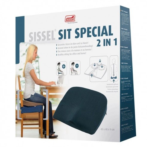 Coussin assise Coccyx SPÉCIAL SIT 2 en 1 - Sissel | ADAM Orthopédie & Matériel Médical