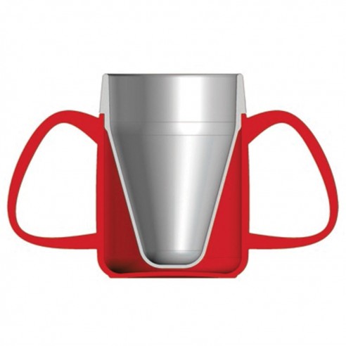 Tasse isotherme deux anses Ergo Vital Easy Rouge - Identités | ADAM Orthopédie & Matériel Médical