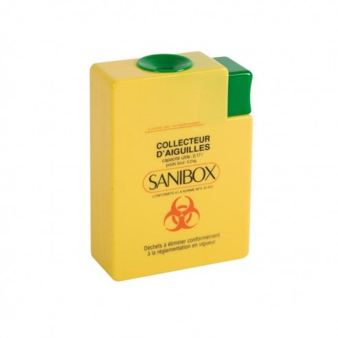 Collecteur d'aiguilles 170ml SANIBOX