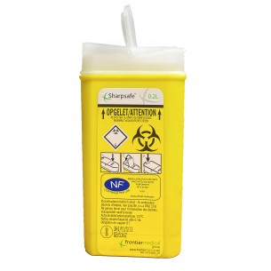 Collecteur d'aiguilles 200ml Sharpsafe | ADAM Orthopédie & Matériel Médical 2