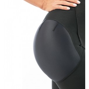 Lipo-Panty Élégance Coolmax Dos haut, coupé mollets avec trous recouverts sur hanches EC/035-H BBLXL - Médical Z 2