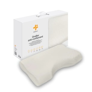 Oreiller anti-ronflement à mémoire de forme | ADAM Orthopédie et Matériel Médical