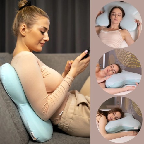 Oreiller Papillon Ergonomique Rafraîchissant MULTI-POSITIONS | ADAM Orthopédie et Matériel Médical