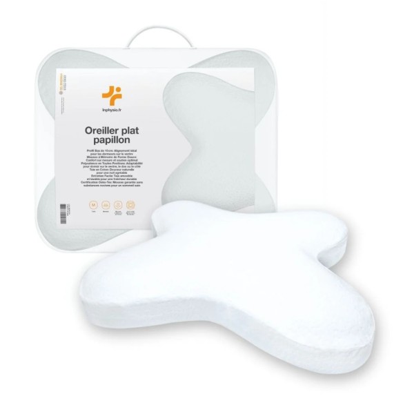 Oreiller Papillon Ergonomique à Mémoire de Forme | ADAM Orthopédie et Matériel Médical