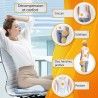 Coussin ergonomique d'assise INPHYSIO 2 - Adam Orthopédie 