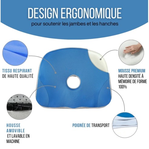 Coussin ergonomique d'assise