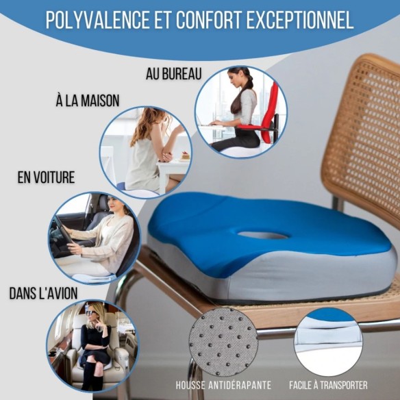 Coussin ergonomique d'assise